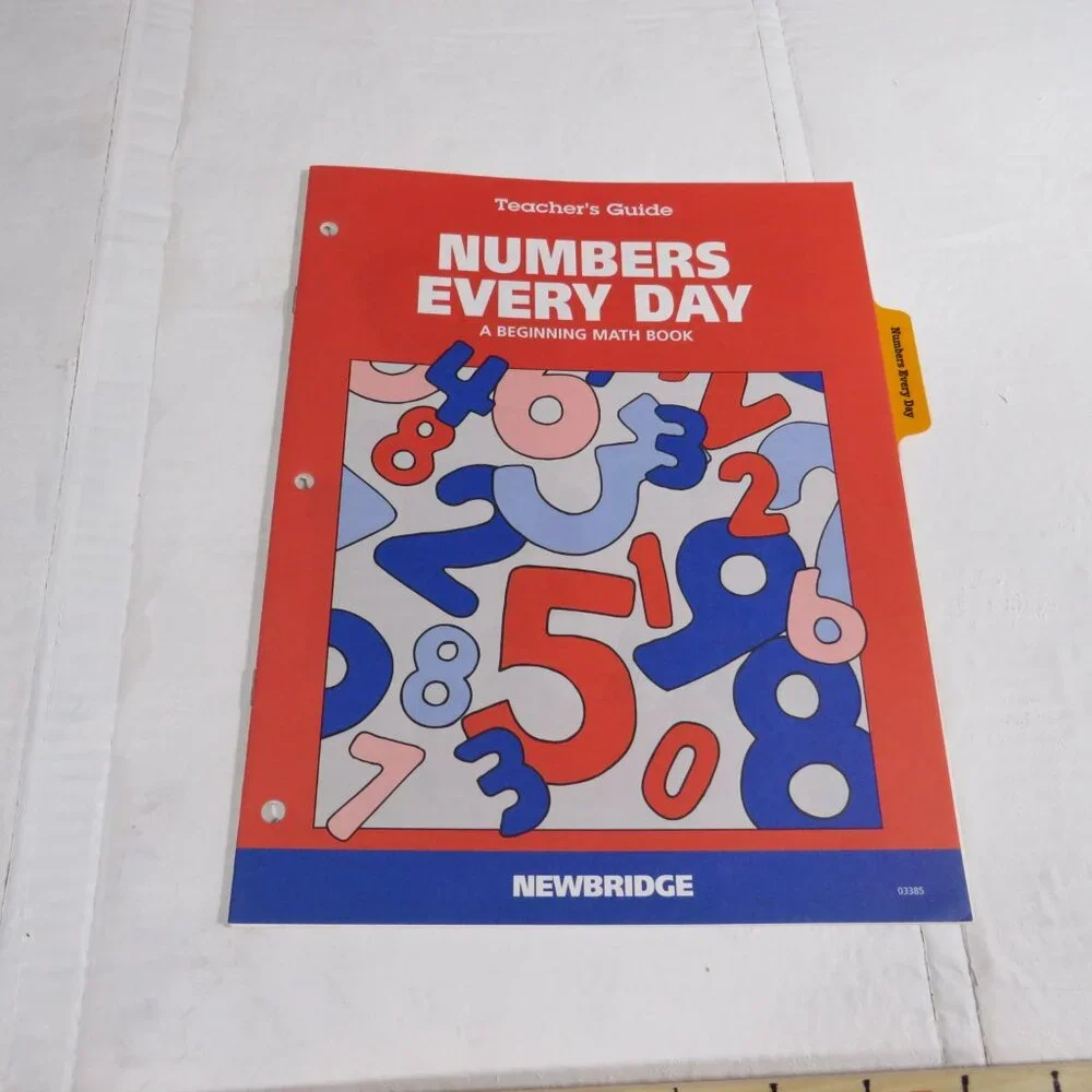 Numbers Every Day BIG BOOK (almost 2 feet tall) with teacher pages CLASSROOM